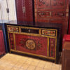 Chinees Dressoir Zwart Rood Beschilderd