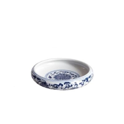 Ink Bowl in Blue and White Porcelain