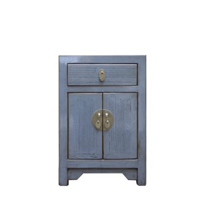 Chinese End Cabinet Grey