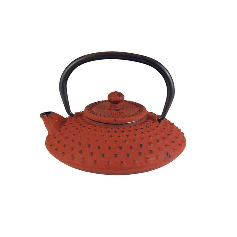 Japanese Cast Iron Teapot Red Dot Small - TAHWA EN