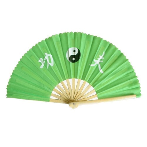 Taichi Waaier Yinyang Groen