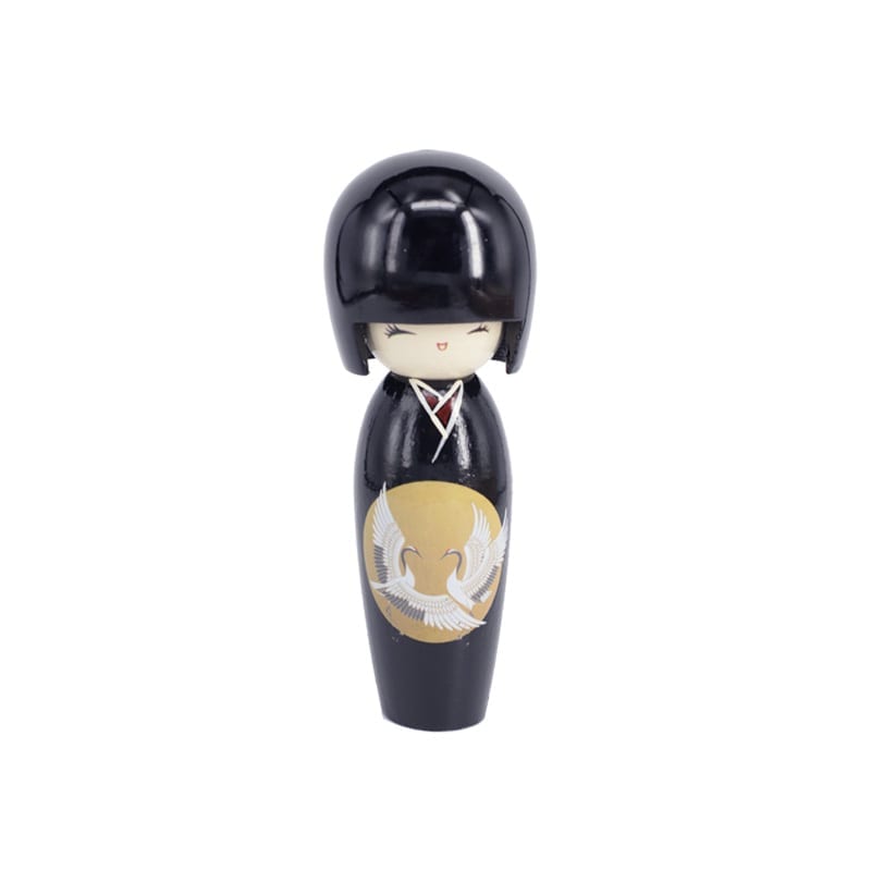 Kokeshi Doll zwart