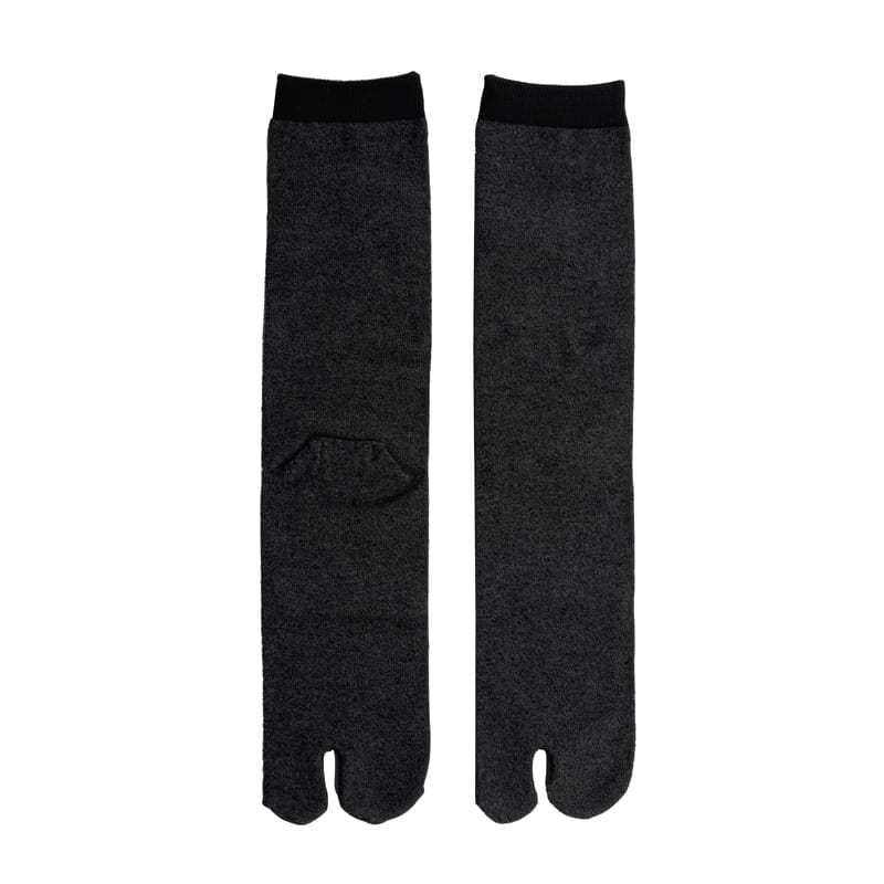 Japanese Tabi Socks for Men Black - TAHWA EN