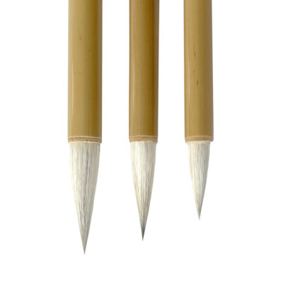 Penselen Geit Set van Drie Detail