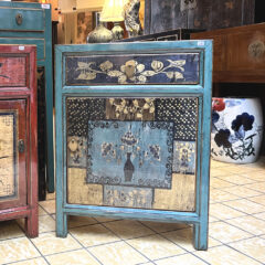Alternative view of Chinese End Cabinet Painted