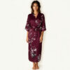 Kimono Red with Blossom Print - Image 3