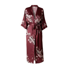 Kimono Red with Blossom Print