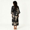 Kimono Black with Magnolias - Image 4