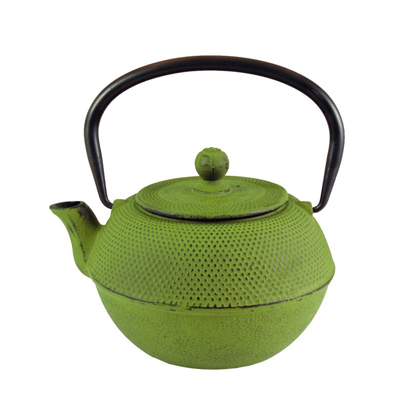 7187 Lime Classic Iron Teapot