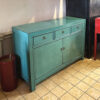 Chinees Dressoir Kast Licht blauw 120 cm detail