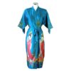 Chinese Kimono Geisha Turquoise