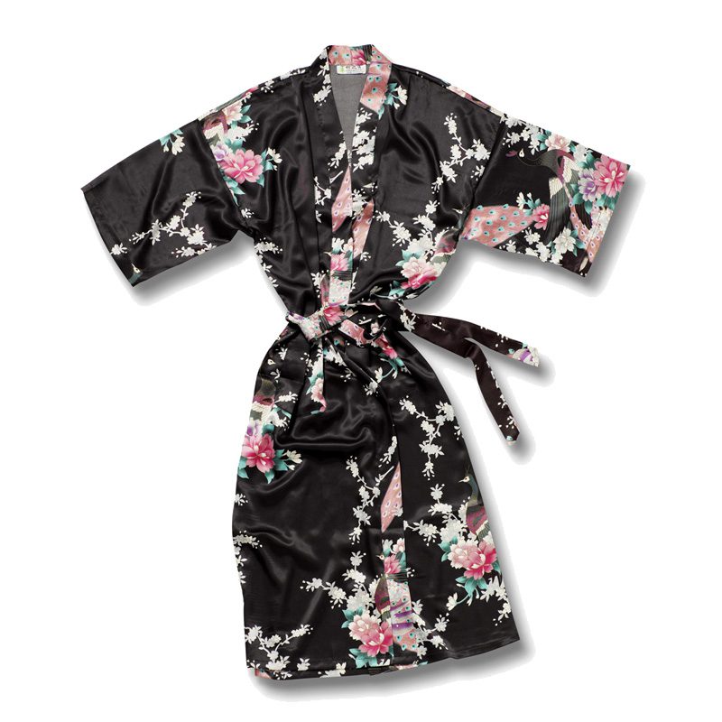 Kimono Pauw Zwart