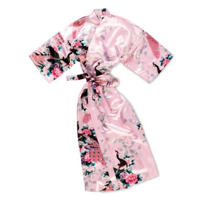 Roze Kimono Pauw