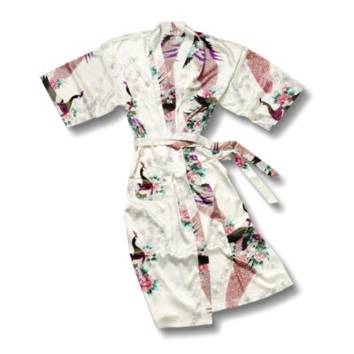 Witte Kimono Pauw