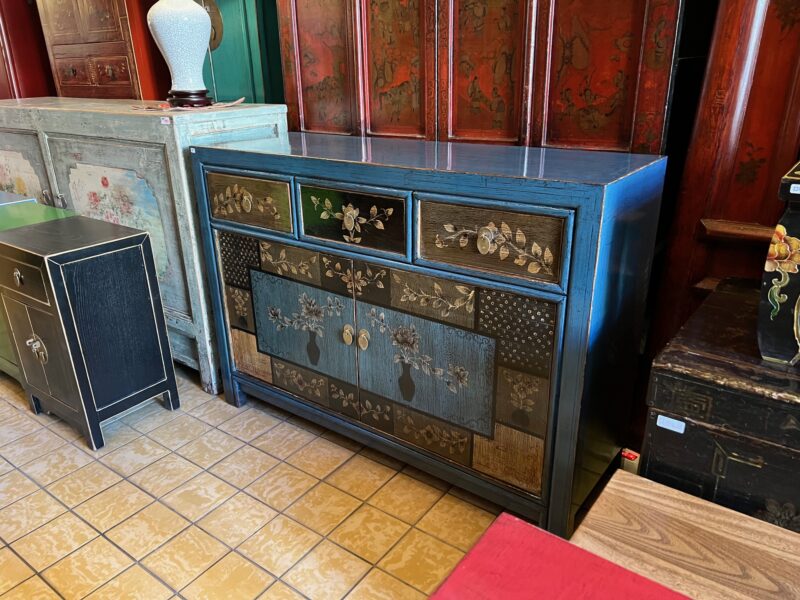 Chinese Kast Blauw