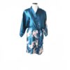 Korte kimono kraanvogel blauw