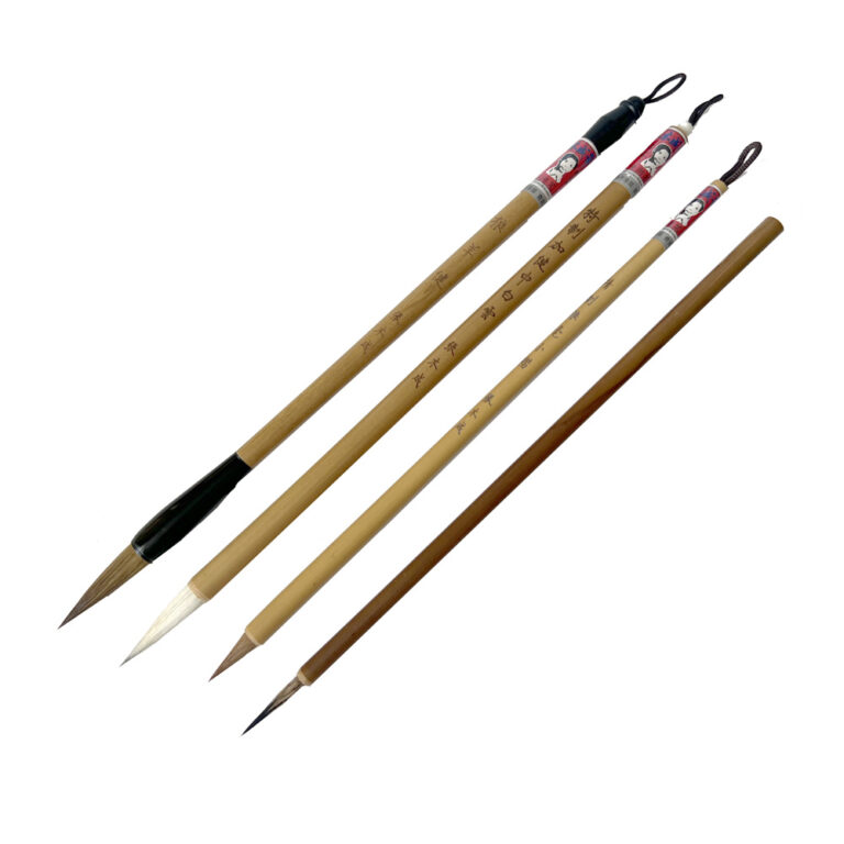 WSNDM 10 Stuks Chinese Penseel Voor Beginners, Chinese Kalligrafie Borstel Kanji Japanse Sumi Tekenborstel, Wolf Haar Kalligrafie Schilderij Borstels, Geschikt Voor Inkt En Aquarel Schilderen