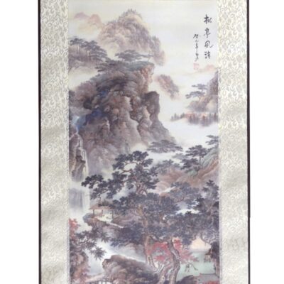 Scroll Print Landscape detail