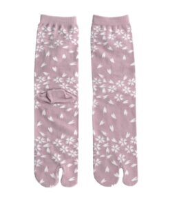 Tabi sokken roze blossom detail
